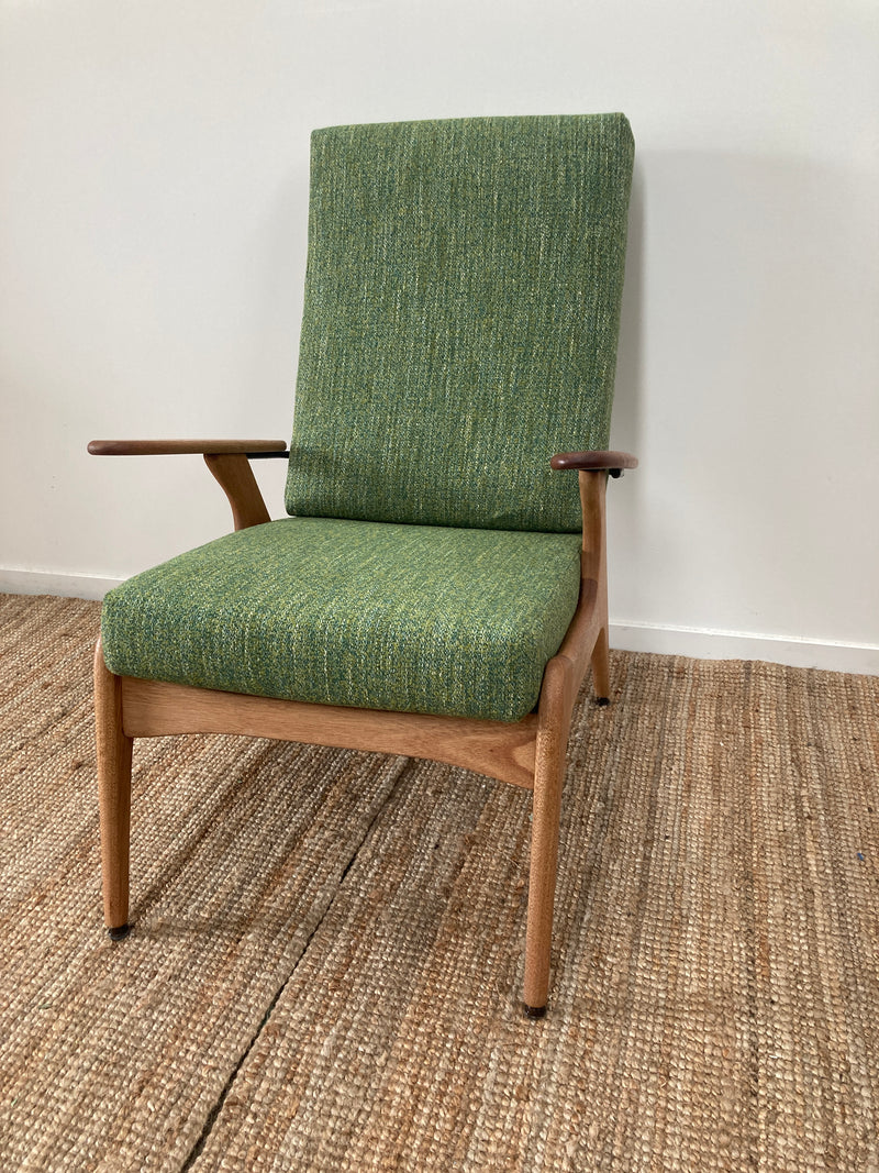 Pre order - MCM Authentic fully restored Fler SC55 armchair mingle mangle Turtle Zepel Fabric