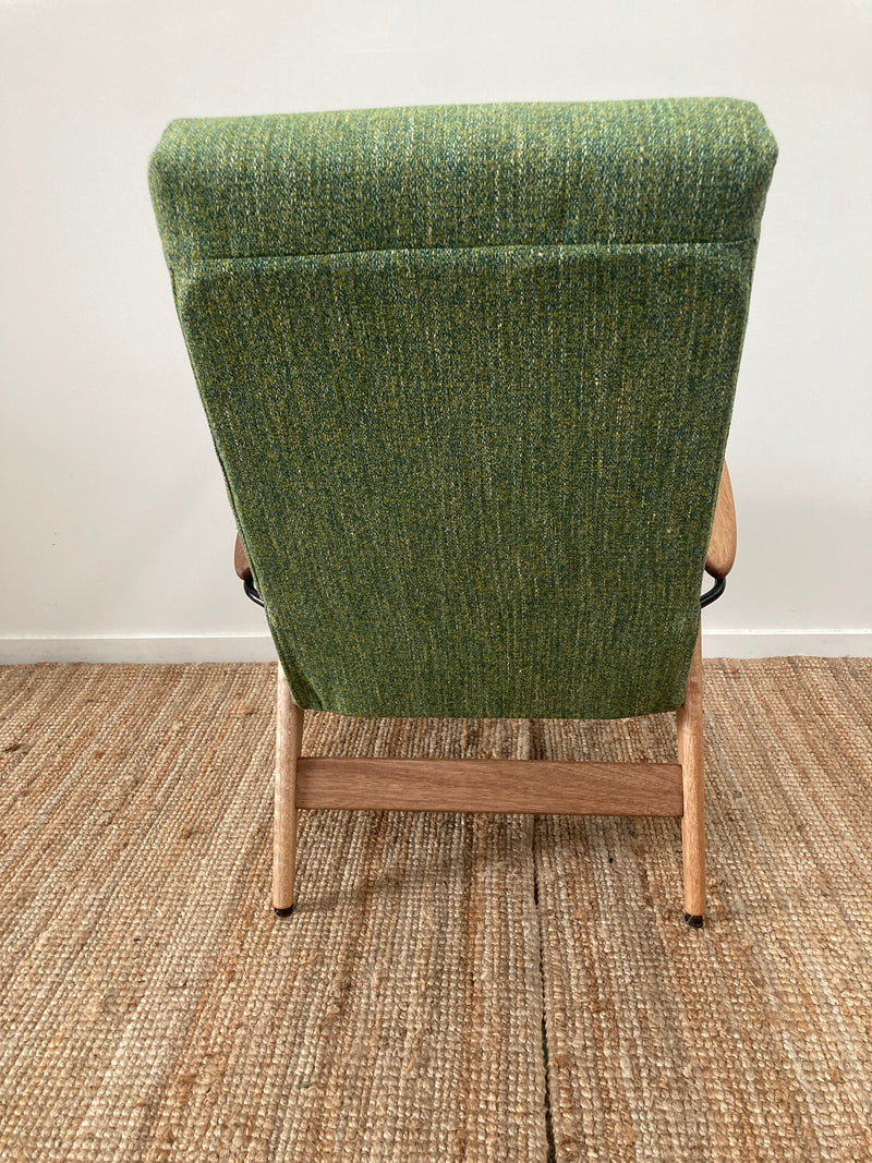 Pre order - MCM Authentic fully restored Fler SC55 armchair mingle mangle Turtle Zepel Fabric