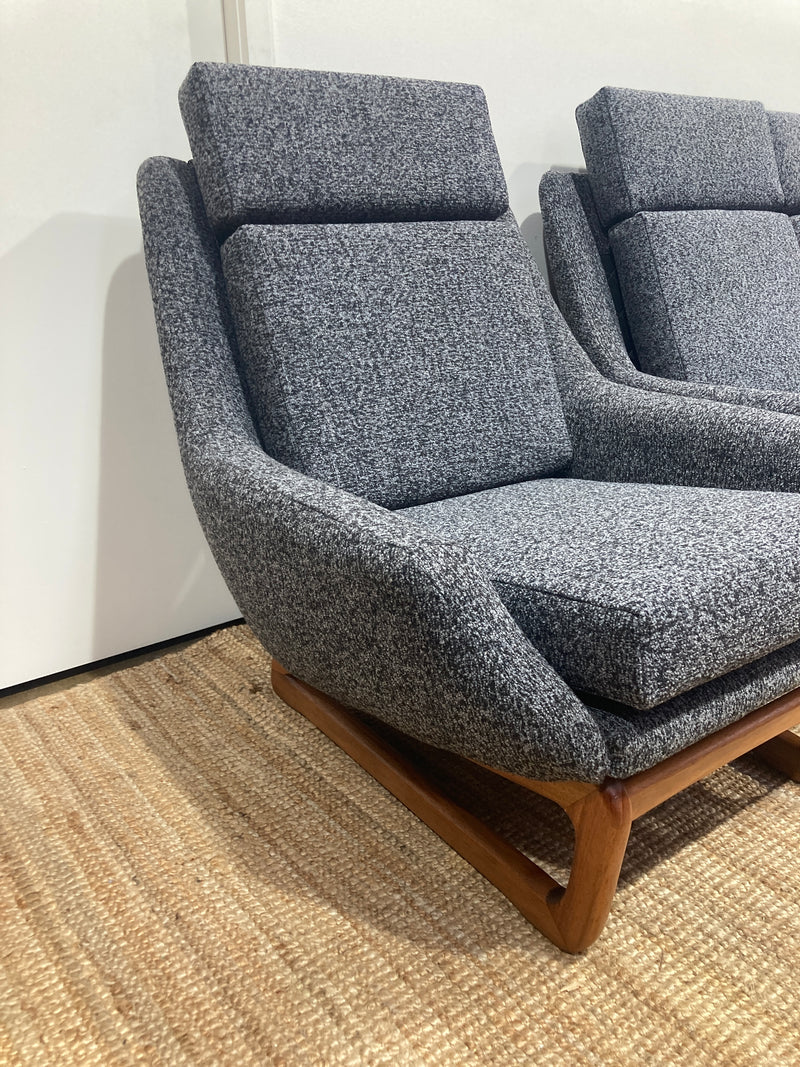 Restoration of Danish Deluxe Trina lounge suite set and alpha rattan coffee table