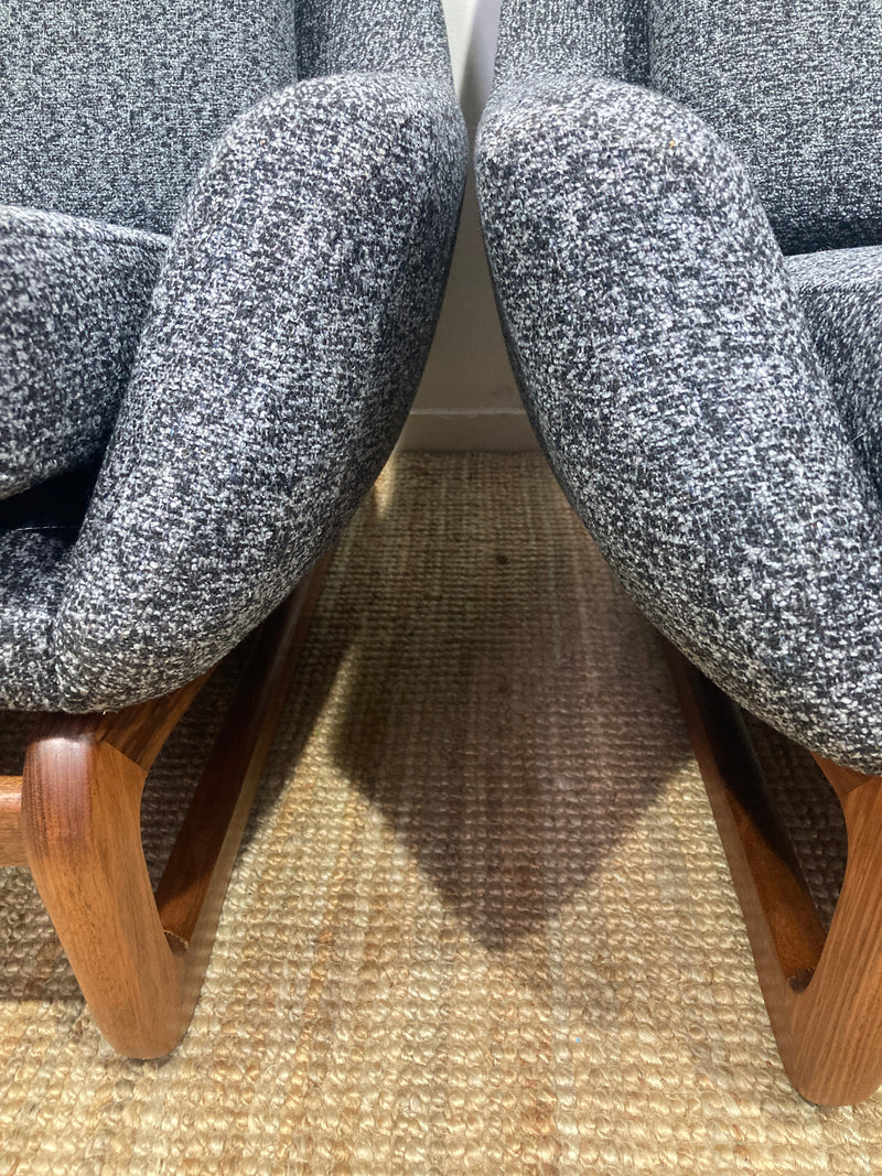 Restoration of Danish Deluxe Trina lounge suite set and alpha rattan coffee table