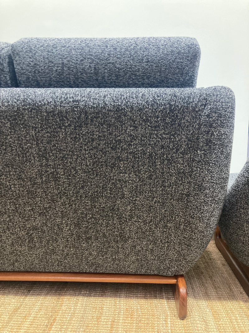 Restoration of Danish Deluxe Trina lounge suite set and alpha rattan coffee table