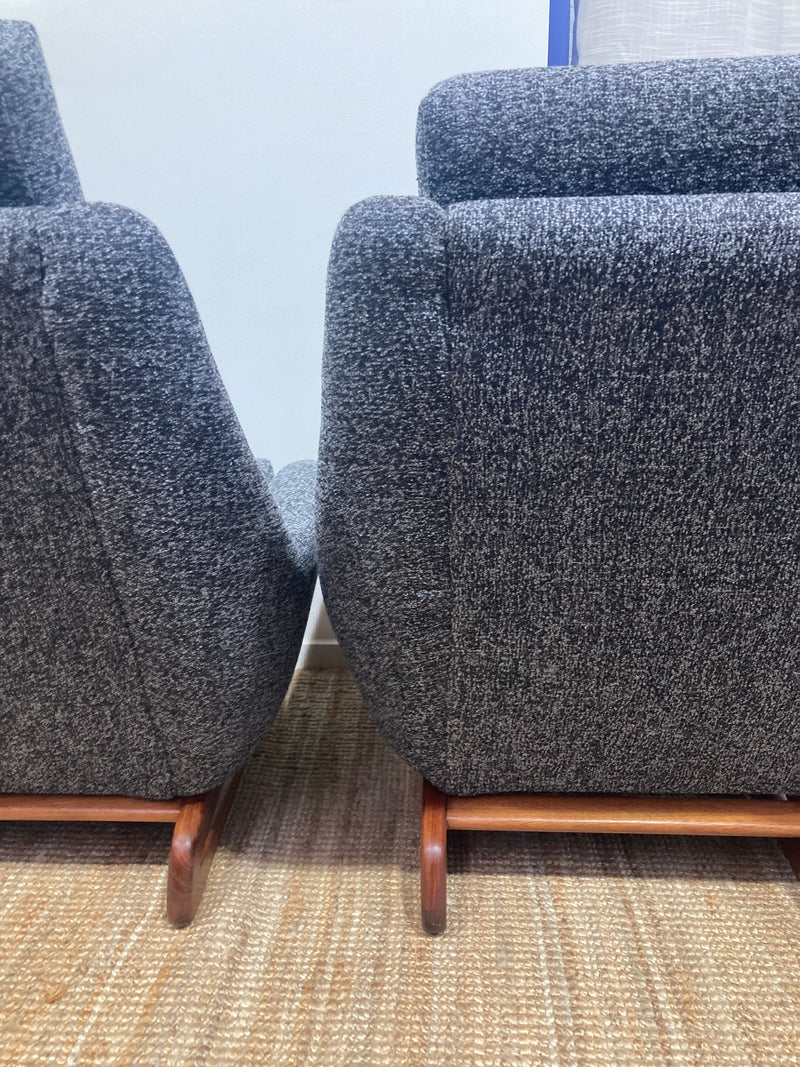 Restoration of Danish Deluxe Trina lounge suite set and alpha rattan coffee table