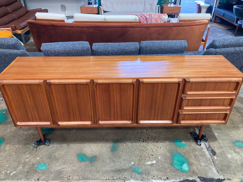 Chiswell Sideboard Authentic teak MCM extra long sideboard 5 door Koben