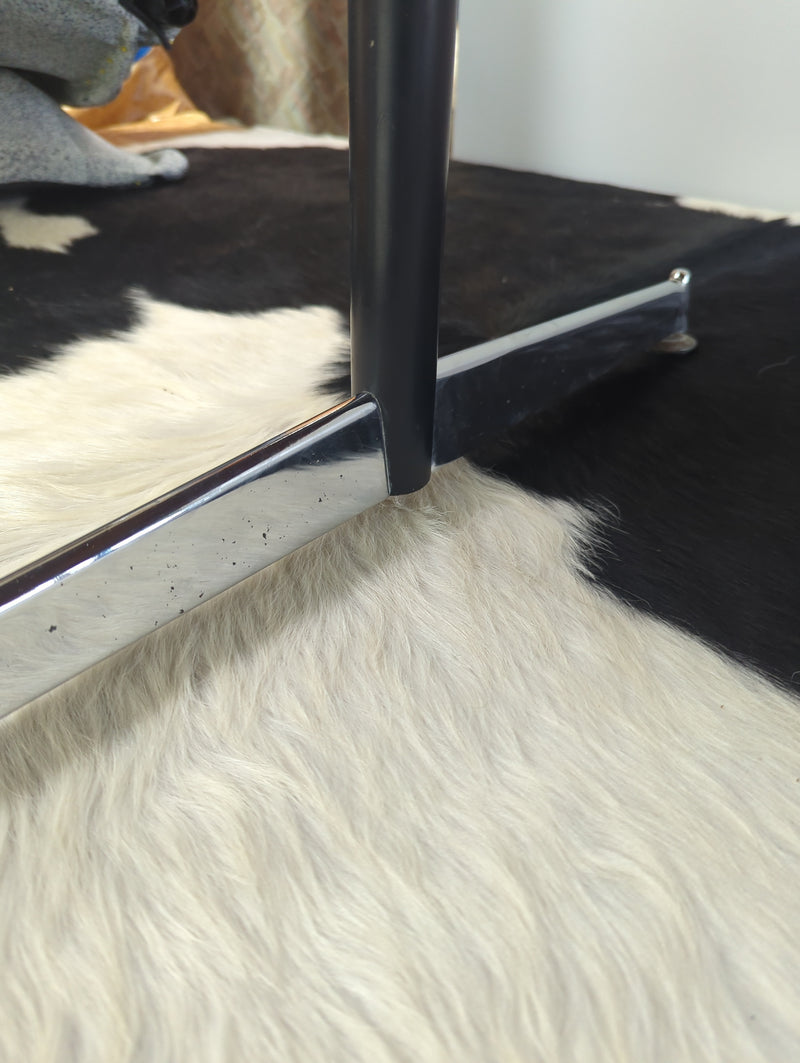 Fully restored Fler Fleredo rectangle lip coffee table chrome metal legs