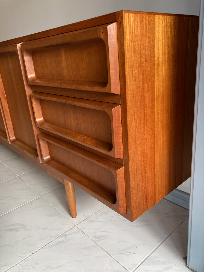 Chiswell Sideboard Authentic teak MCM extra long sideboard 6 door Koben