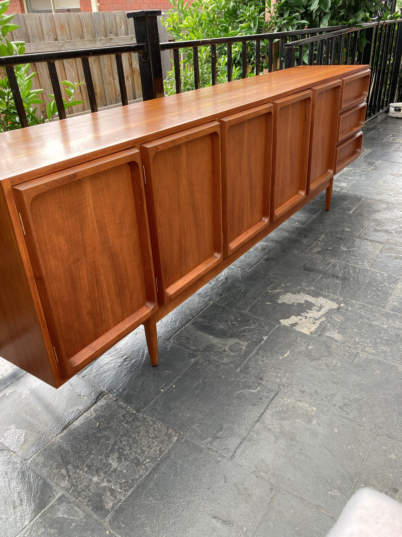 Chiswell Sideboard Authentic teak MCM extra long sideboard 6 door Koben