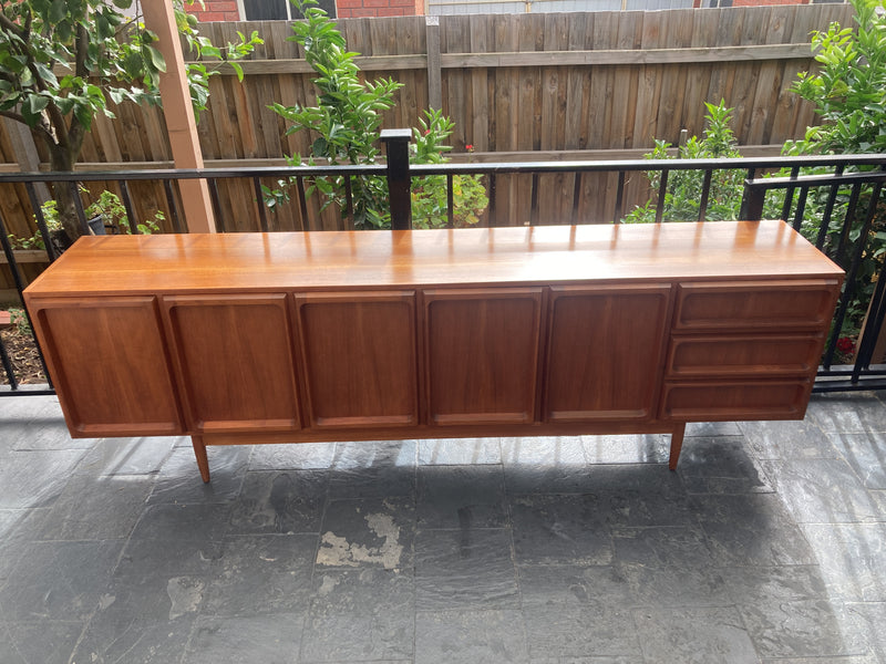 Chiswell Sideboard Authentic teak MCM extra long sideboard 6 door Koben
