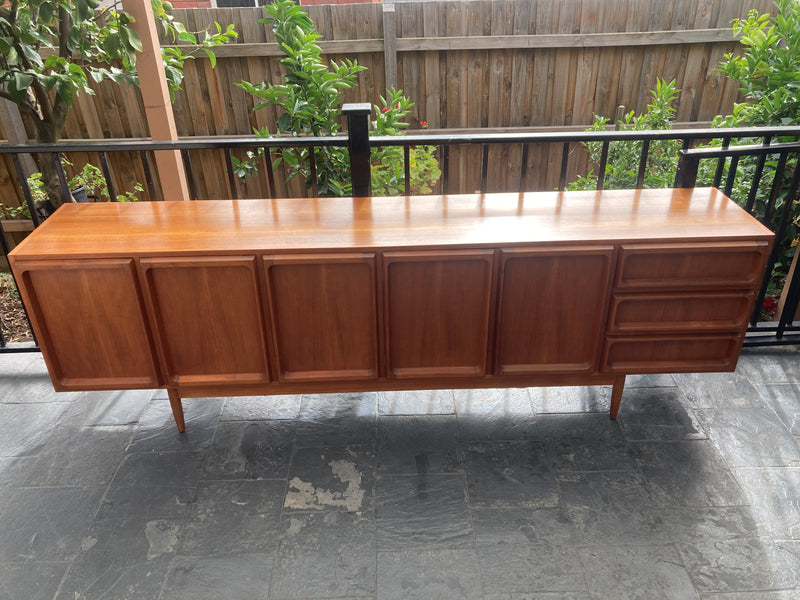 Chiswell Sideboard Authentic teak MCM extra long sideboard 6 door Koben