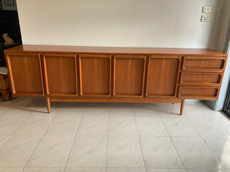 Chiswell Sideboard Authentic teak MCM extra long sideboard 6 door Koben