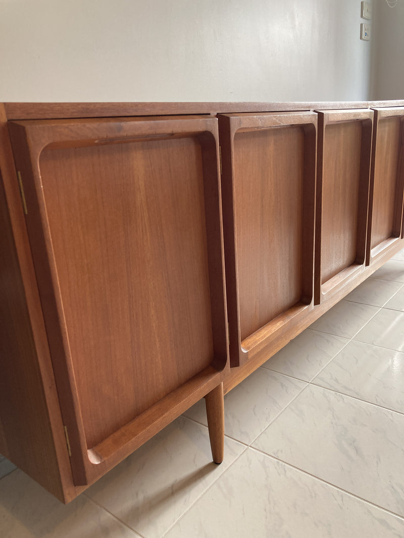 Chiswell Sideboard Authentic teak MCM extra long sideboard 6 door Koben