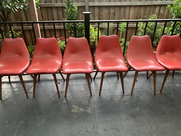 Featherston chairs D350 dining casual 6 set genuine chose own fabric