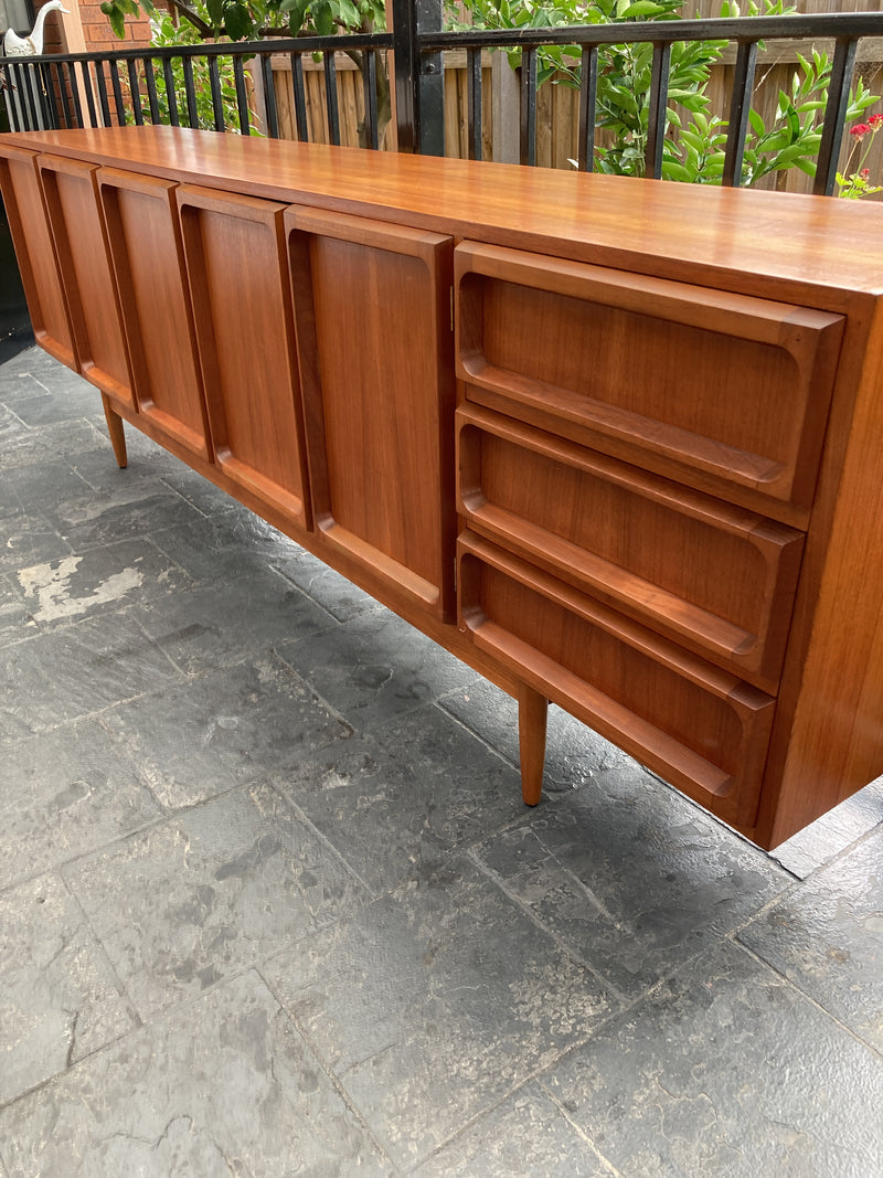 Chiswell Sideboard Authentic teak MCM extra long sideboard 6 door Koben