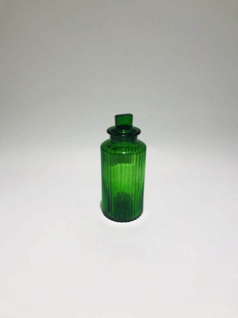Rare Antique Green Apothecary Glass Bottle Pharmacy Chemist Jar England America Late 18th Century 20oz 600ml