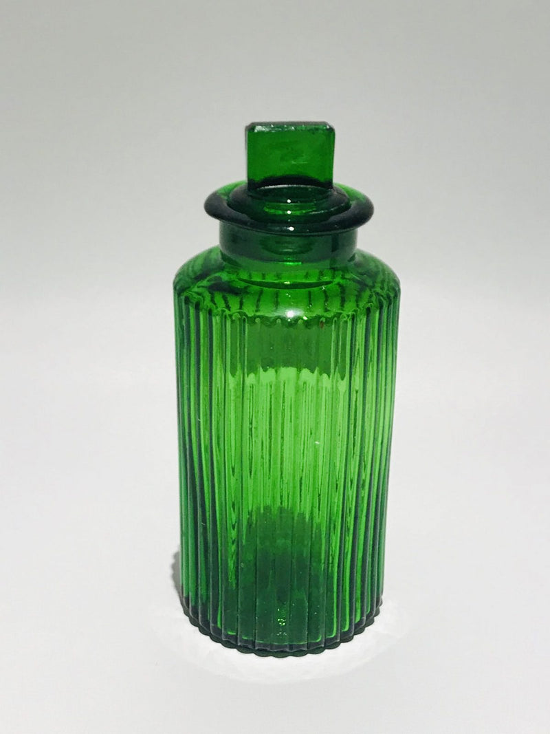 Rare Antique Green Apothecary Glass Bottle Pharmacy Chemist Jar England America Late 18th Century 20oz 600ml