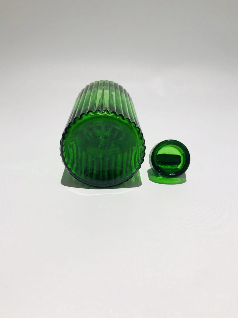 Rare Antique Green Apothecary Glass Bottle Pharmacy Chemist Jar England America Late 18th Century 20oz 600ml