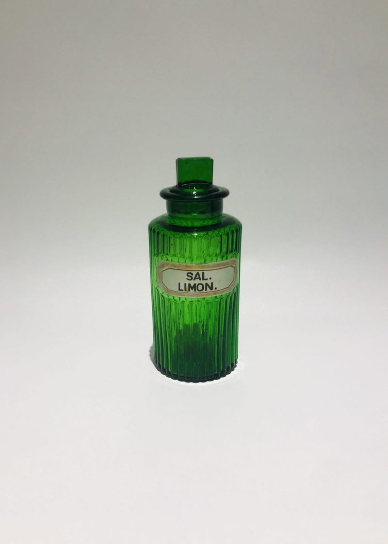 Rare Antique Green Apothecary Glass Bottle Pharmacy Chemist Jar England America Late 18th Century 20oz 600ml