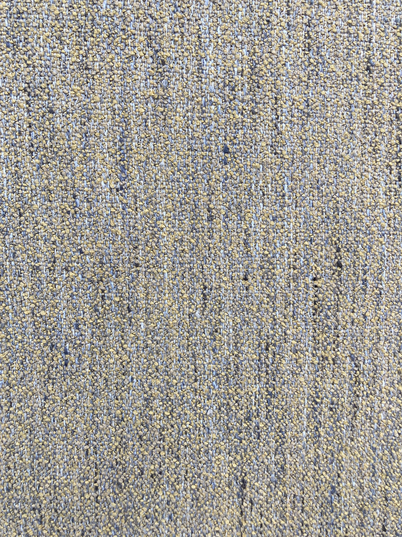 Pair of lowline armchairs MCM fully restored Zepel fabric mingle mangle boucle