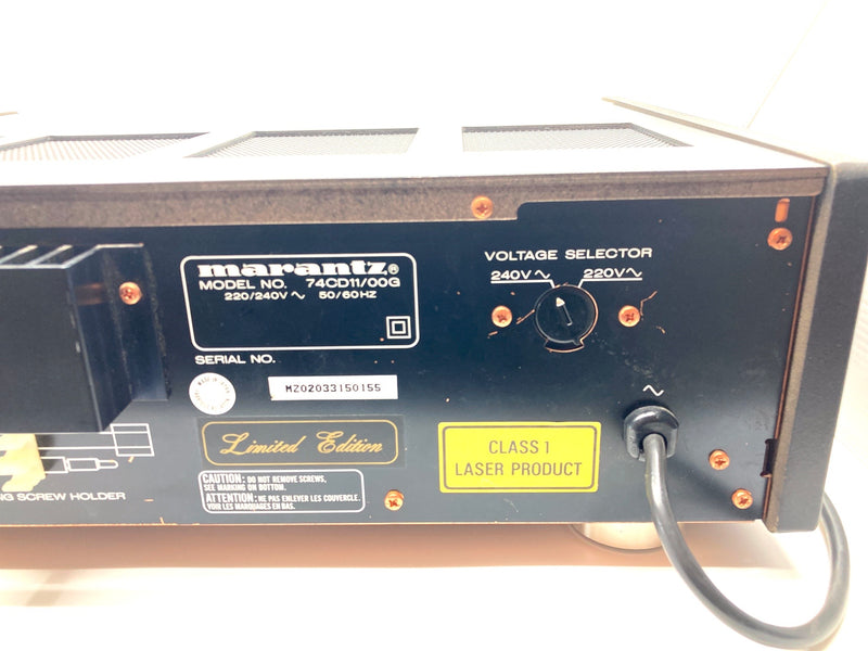 Marantz CD11 CD-11LE Limited Edition fully serviced cd player 350 made Philips