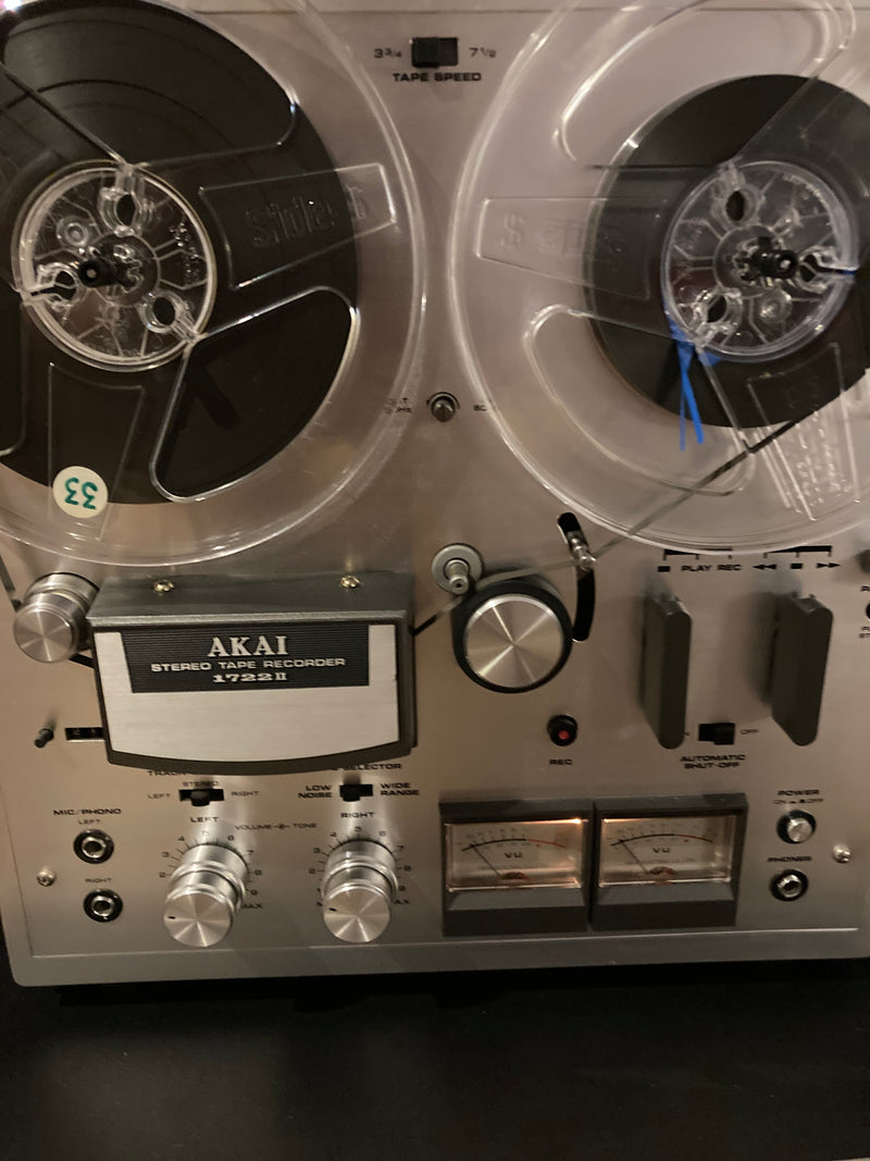 Akai 1722 II stereo Reel to Reel Tape Player/Recorder retro vintage MCM