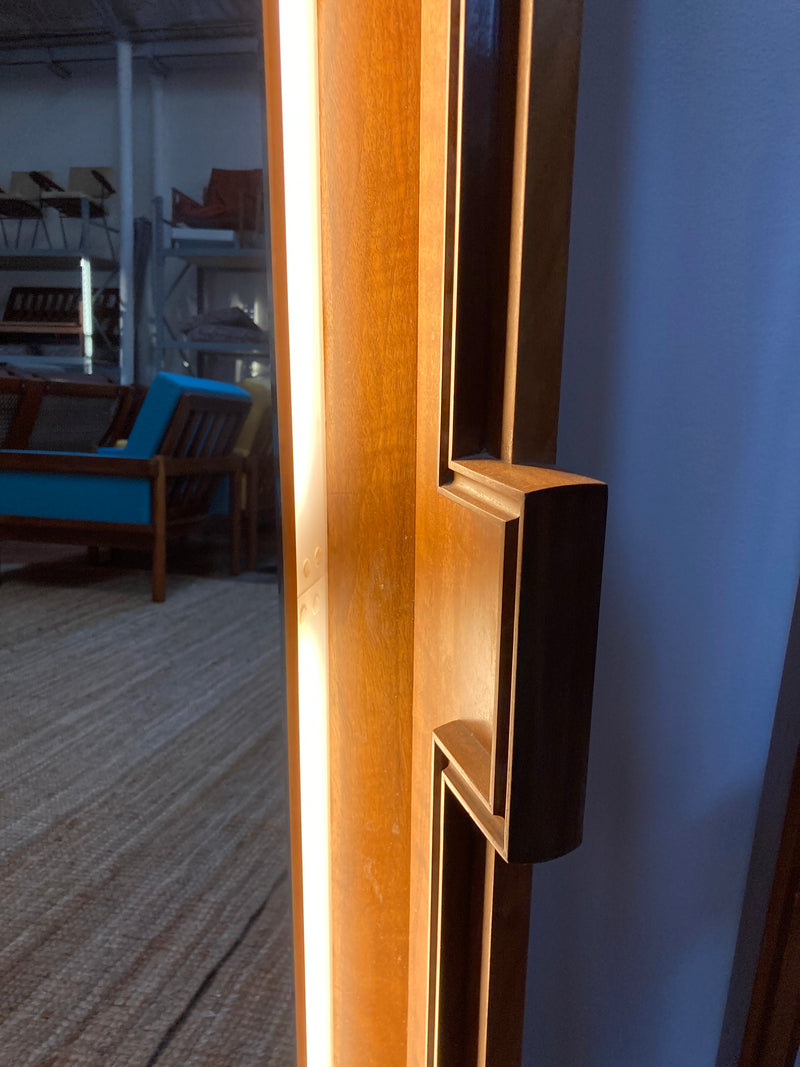 Rudowski mirror feature light wall fitting 1965 bespoke rare