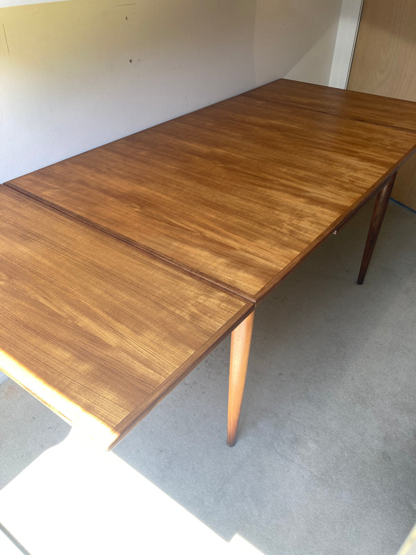 Authentic Parker rectangle dining table MCM retro extendable drop 1960s