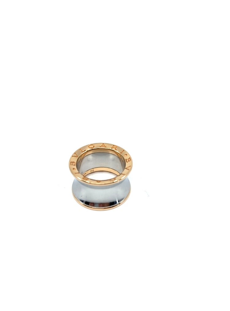 Bvlgari 18ct rose gold Anish Kapoor B Zero unisex ring