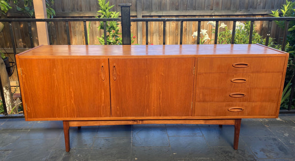 Fler 64 sideboard original restored mcm genuine teak buffet Fred Lowen