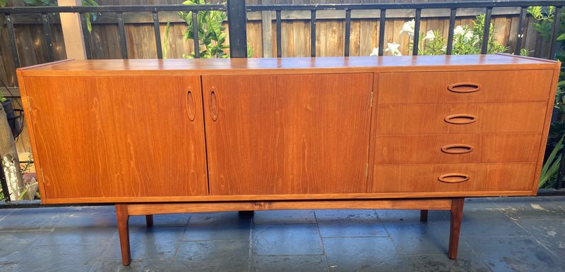 Fler 64 sideboard original restored mcm genuine teak buffet Fred Lowen