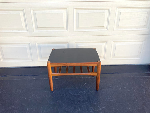 Mid century Danish Deluxe 'Flip Top' side table coffee restored teak