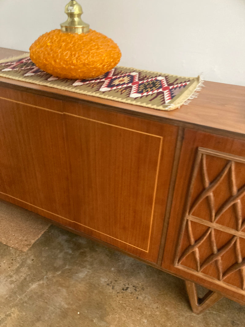Pre order - Rudowski genuine bespoke sideboard 5 door cabinet credenza MCM black bean timber