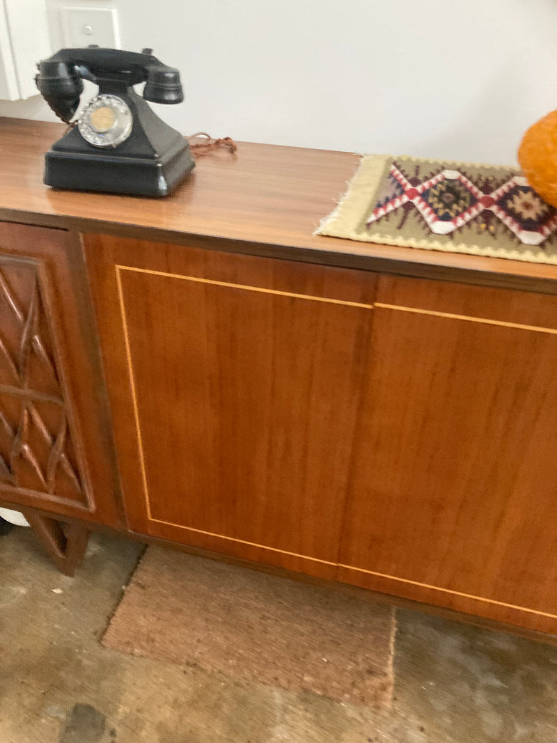 Pre order - Rudowski genuine bespoke sideboard 5 door cabinet credenza MCM black bean timber
