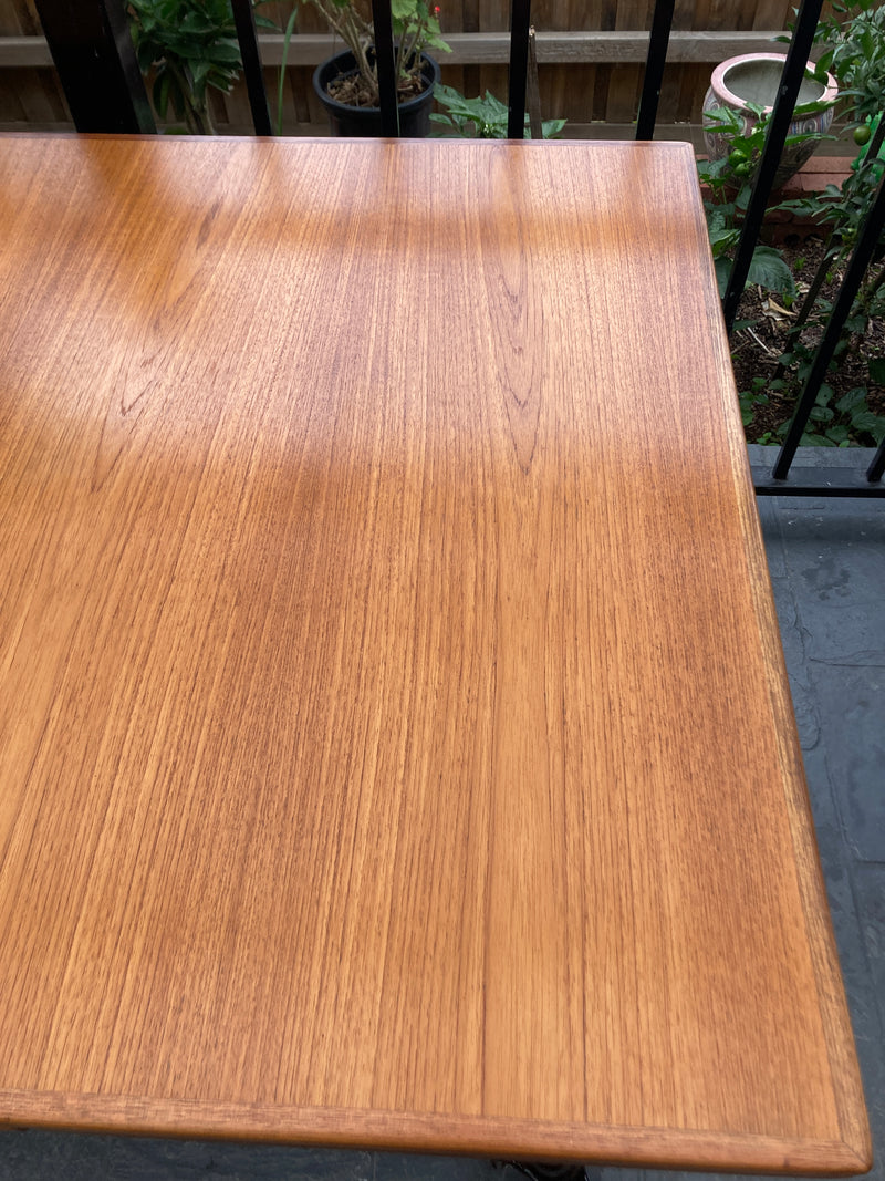 Authentic Parker rectangle dining table MCM retro extendable drop 1960s