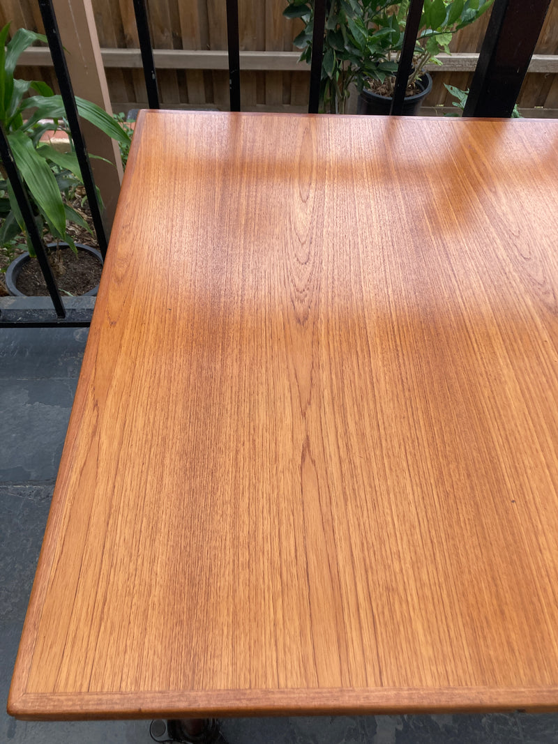 Authentic Parker rectangle dining table MCM retro extendable drop 1960s
