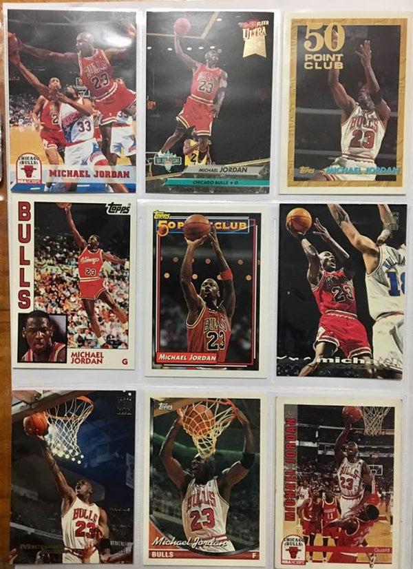 NBA basketball cards 29 x Michael Jordan bulk 90s rare – Vintage Luxury