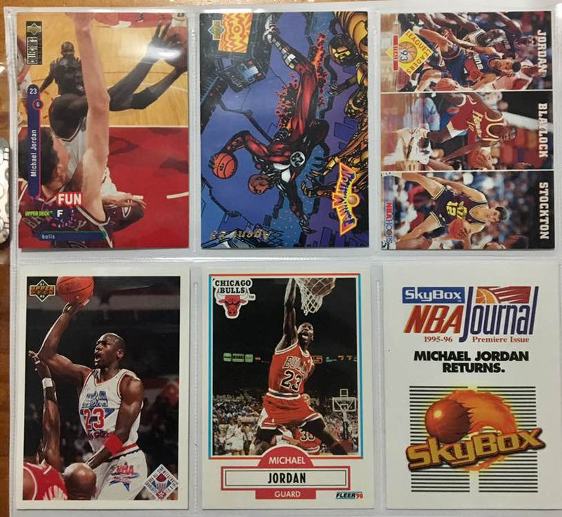 rare basketball cards from the 1990s NBA basketball cards 29 x Michael Jordan bulk 90s rare – Vintage Luxury