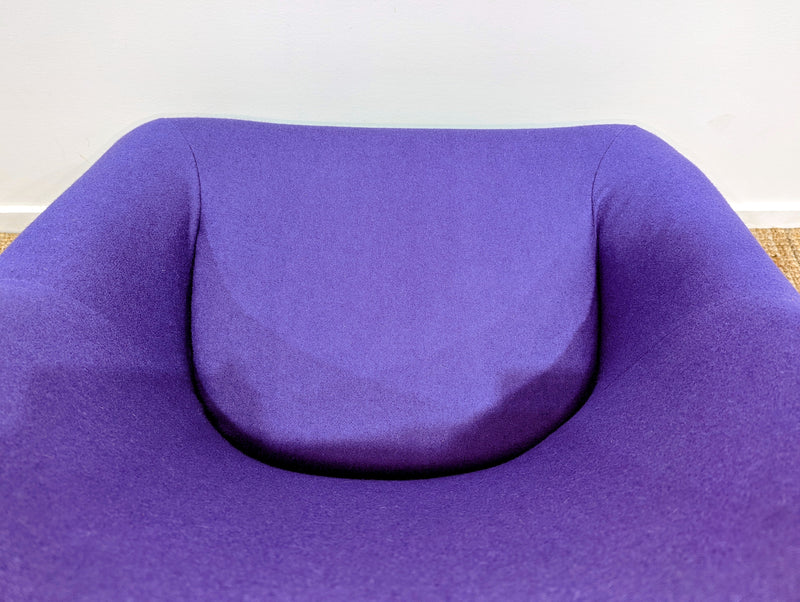 Authentic Featherston Uniroyal Numero 1V IV highback armchair purple Kvadrat wool fabric