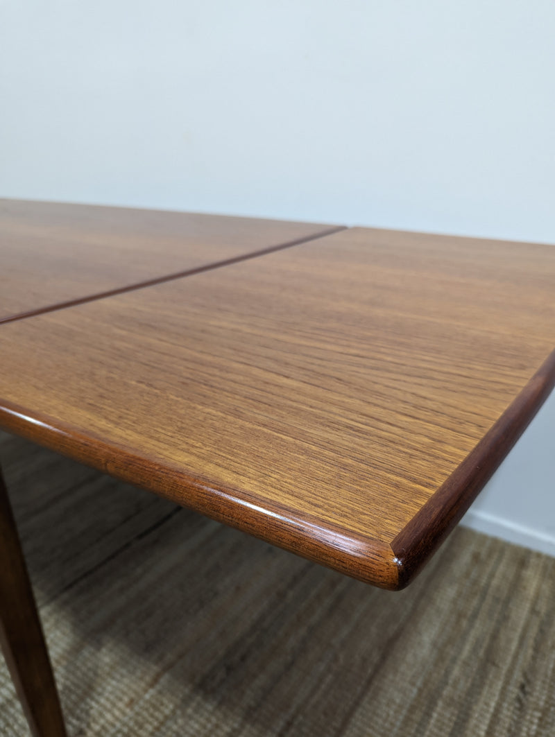 MCM extendable table teak fully restored by Scope Furniture