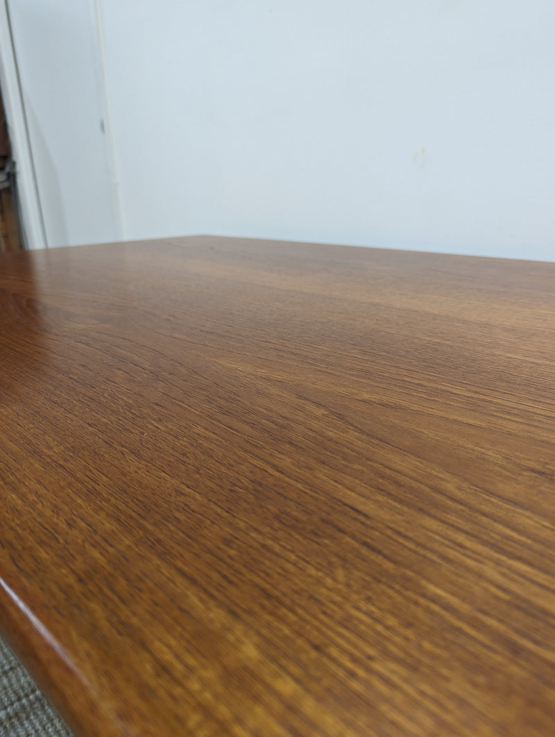 MCM extendable table teak fully restored by Scope Furniture