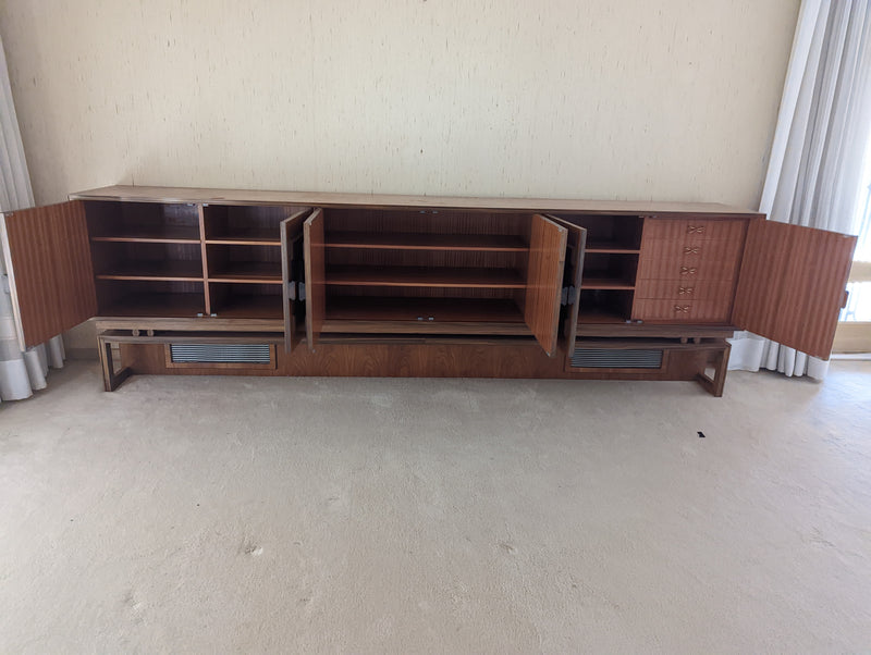 Rudowski bespoke sideboard extra long 3.1m teak 6 door MCM 1960-70s