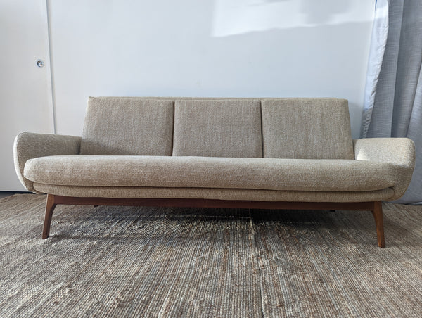 Pre order - Danish Deluxe restored Ziva long 3 seater lounge choose your own fabric!