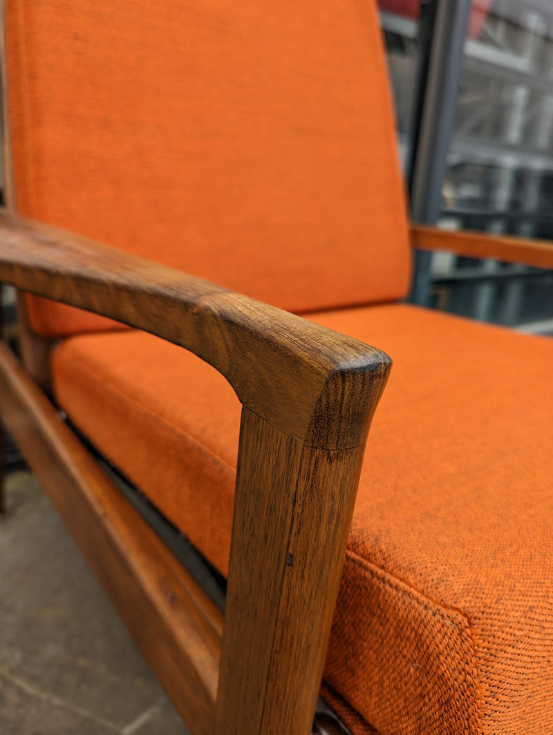 Fler Narvik highback armchair restored MCM vintage 1960s