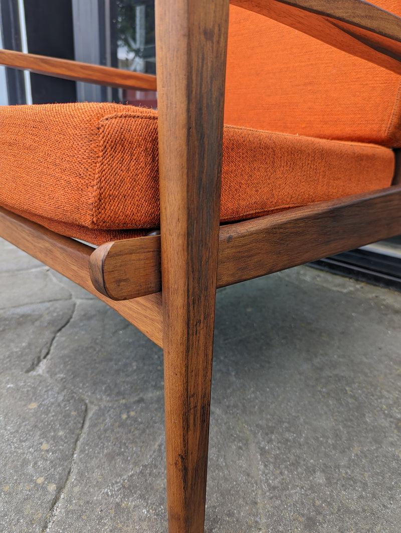 Fler Narvik highback armchair restored MCM vintage 1960s