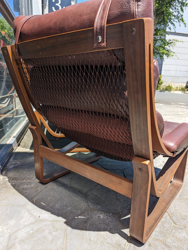 Tessa T4 sling full suite pair of armchairs matching large two seater authentic full aniline Italian soft leather ox blood red burgundy