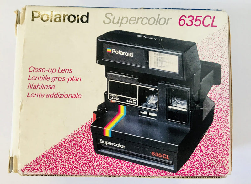 Polaroid supercolor 635CL film camera boxed