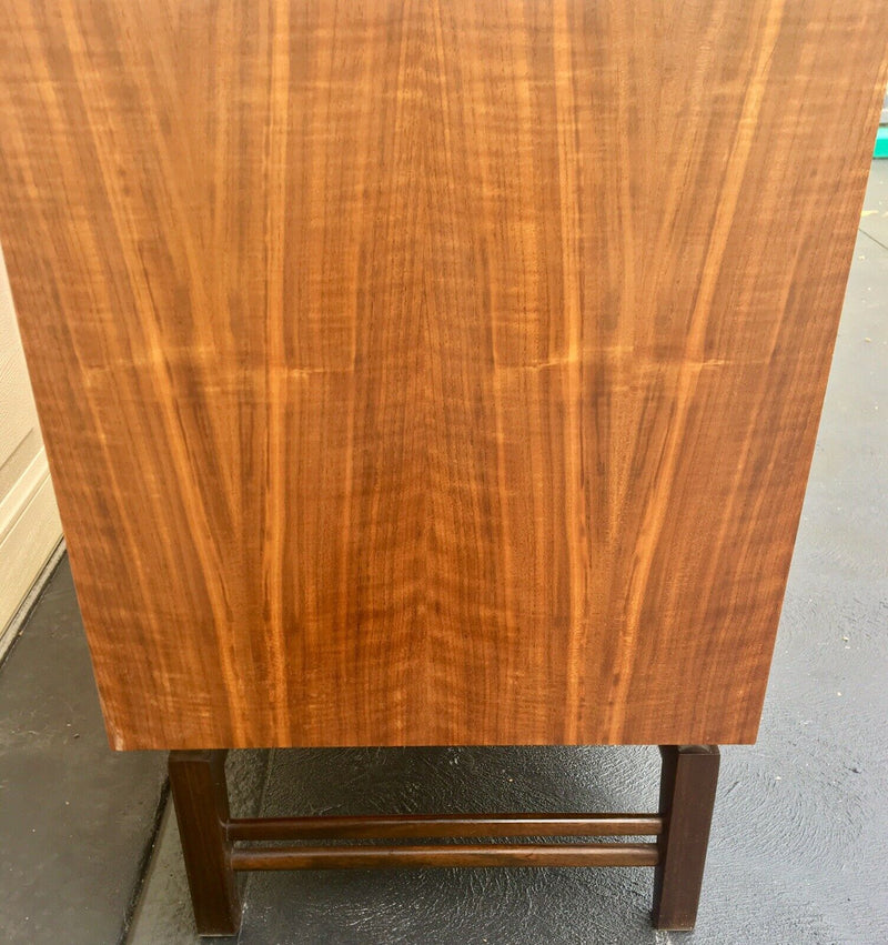 Rudowski mcm walnut veneer sideboard 4 door cabinet rare vintage retro