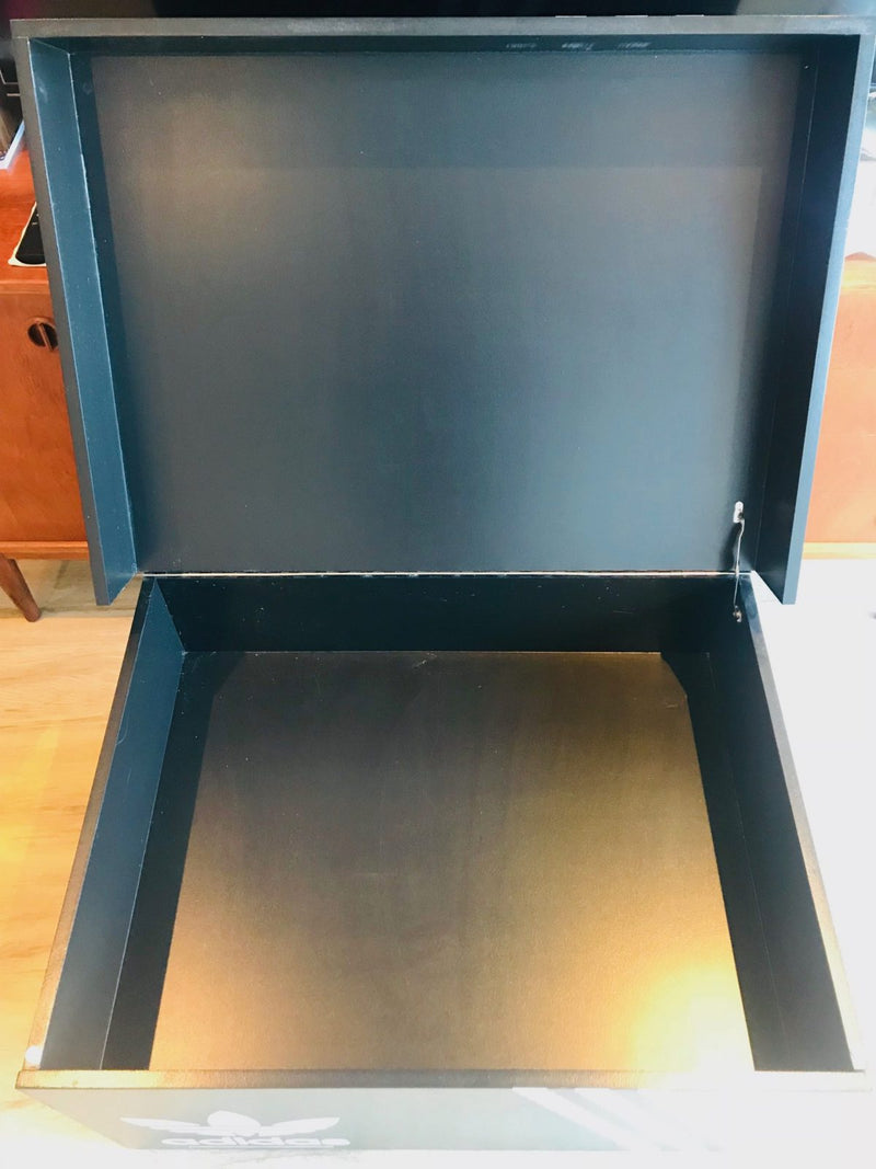 Adidas XXXL shoe box storage chest drawer genuine sneaker freaker