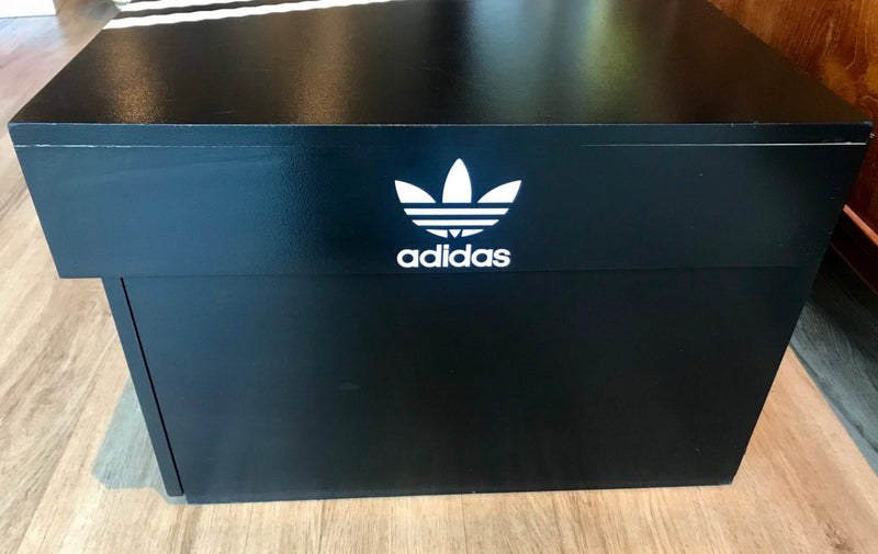 Adidas XXXL shoe box storage chest drawer genuine sneaker freaker