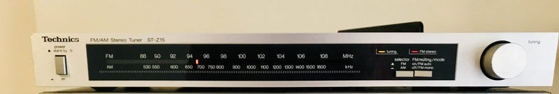 Technics am/fm stereo tuner ST-Z15 working vintage retro japan