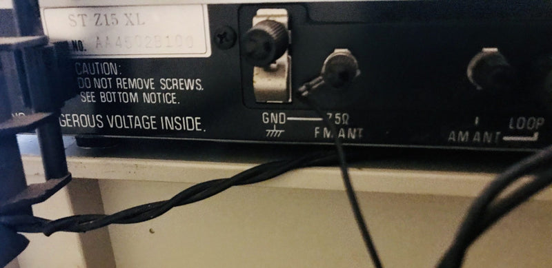 Technics am/fm stereo tuner ST-Z15 working vintage retro japan
