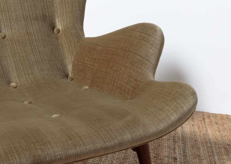 Original Genuine restored Featherston contour suite pair armchairs R160 matching R161 settee (pair of armchairs + settee)